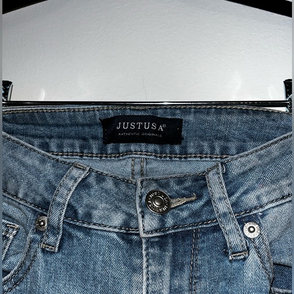 JUST USA DISTRESSED Skinny Jeans - 0 - Picture 3 of 4